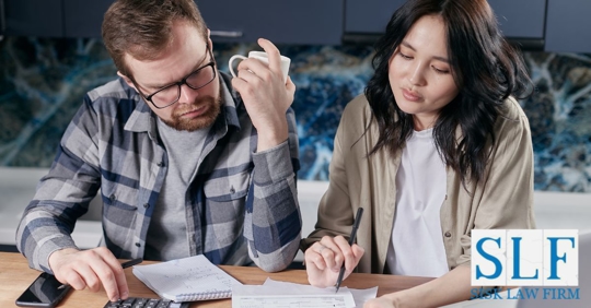 married couple discussing bankruptcy